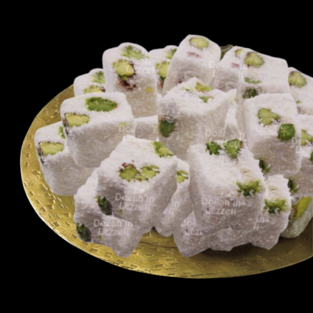 LOKUM VANILLA PASHA WITH PISTACHIOS (500GR)